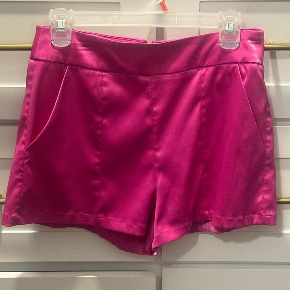 Hot Neon Barbie Pink Shorts - Picture 4 of 8